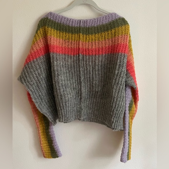 Free People Wool Multicolor Sweater - Picture 3 of 3